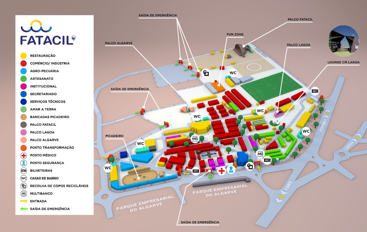 Mapa do Recinto Fatacil 24